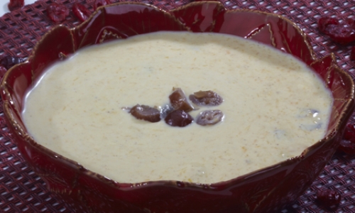 Butternut Squash and Cranberry Bisque
